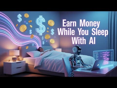 Earn Money While You Sleep With AI 🤖💰 | Passive Income Ideas That Work in 2025