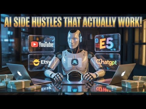 AI Side Hustles That Actually Work 💼🤖 | Real Ways to Make Money with Artificial Intelligence